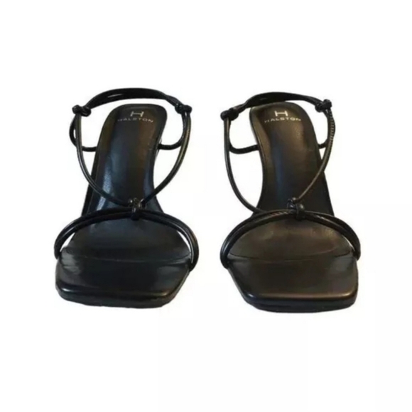 H by Halston Picasso Lace-up Dress Sandals Heels - Picture 3 of 11